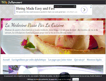 Tablet Screenshot of lamedecinepasseparlacuisine.com
